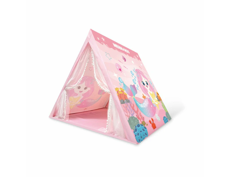 Kids Play Tents  Fairy Playhouse  Mermaid Tent Gift Toys for Girls Children Play House (Pink)