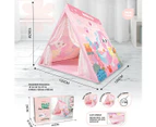 Kids Play Tents  Fairy Playhouse  Mermaid Tent Gift Toys for Girls Children Play House (Pink)