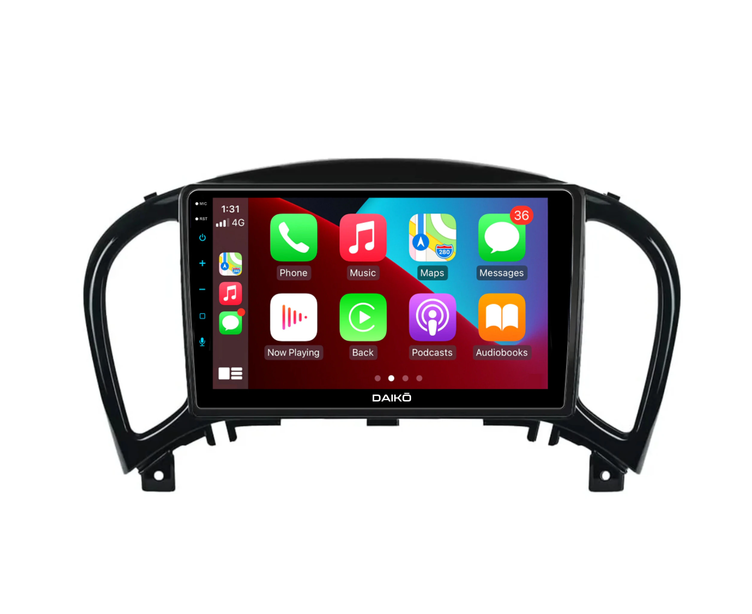 Daiko Multimedia Unit Wireless Carplay Android Auto For Nissan Juke 2010-2017 - DAIKO X 4-Core 2GB RAM + 32GB