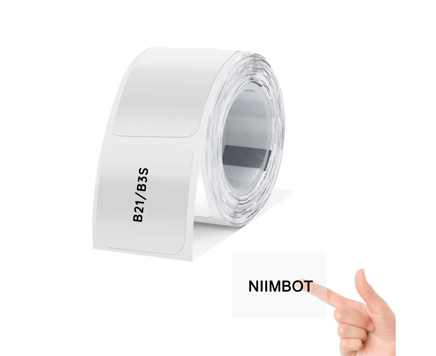 Niimbot Transparent Label Printing Paper Waterproof Label Sticker 40*30mm 230pcs For B21/B3S