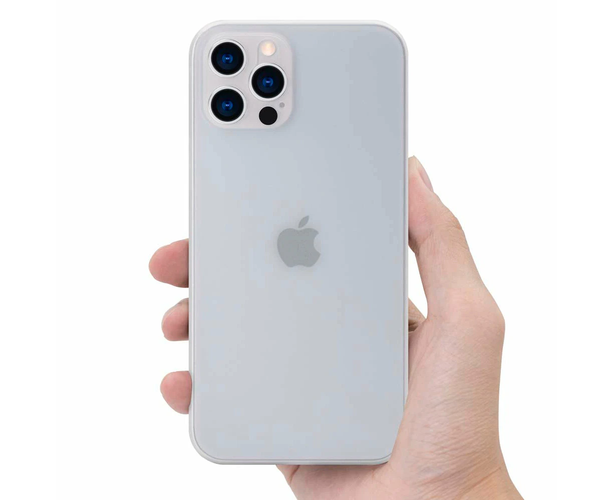 Raden - Super Thin iPhone 12 Pro Case Translucent White