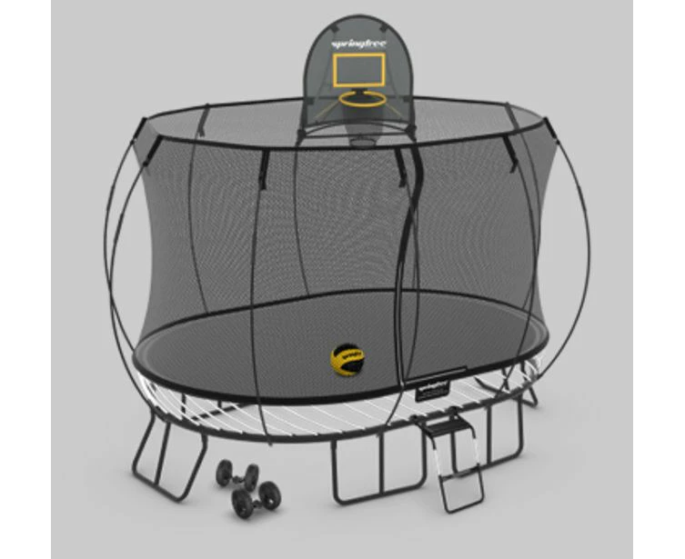 Springfree Medium Oval Trampoline Bundle - Moving Bundle