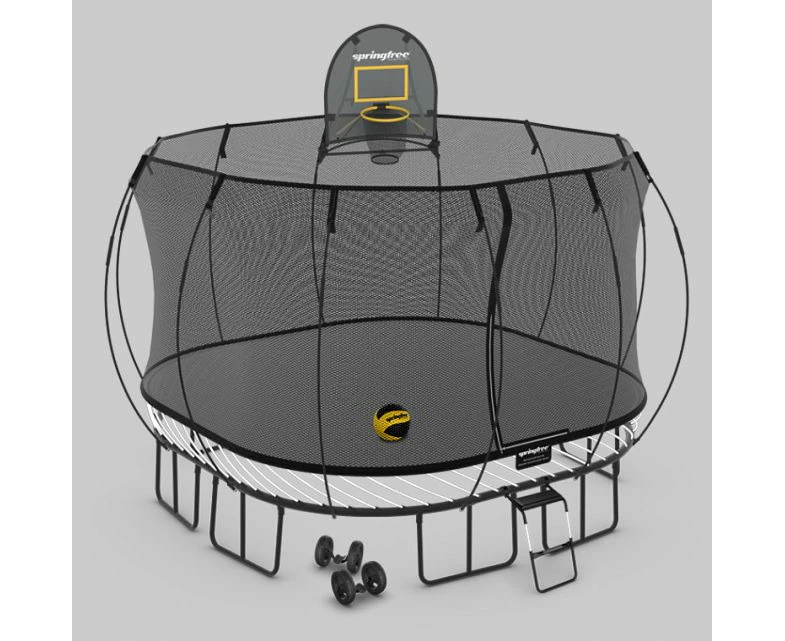 Springfree Large Square Trampoline Bundle - Moving Bundle