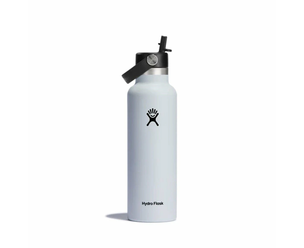 Hydro Flask Standard Mouth with Flex Straw Cap 21oz/621ml - White