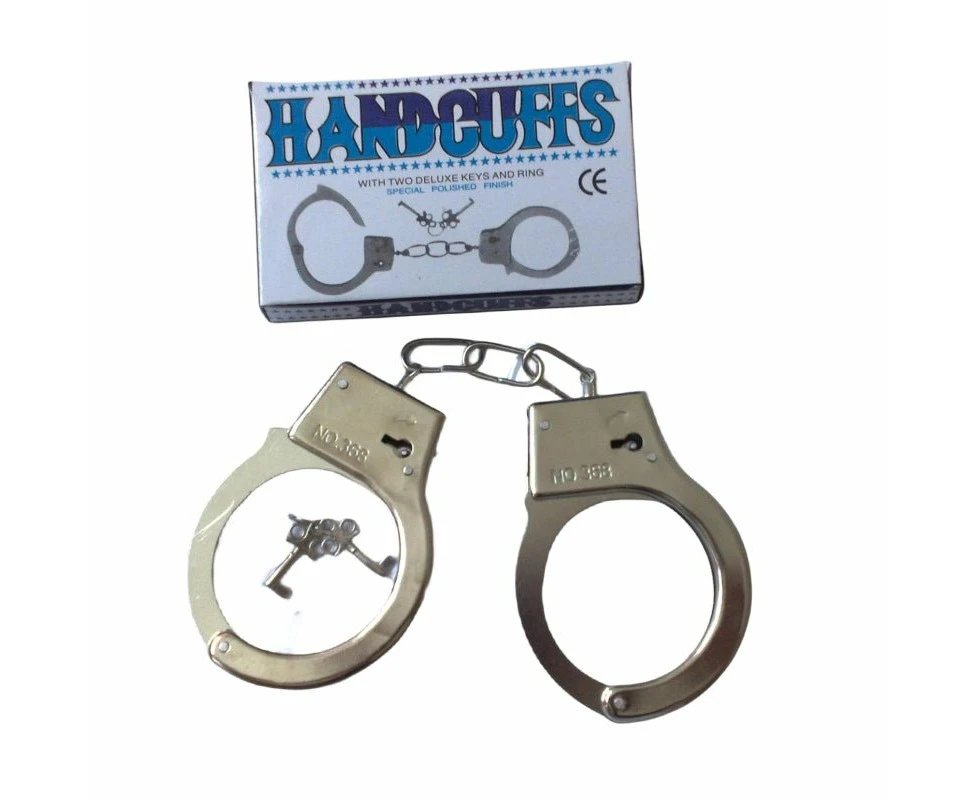 10.5" Metal handcuffs with keys