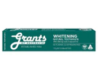 3 x Grants Whitening Natural Toothpaste Spearmint 110g