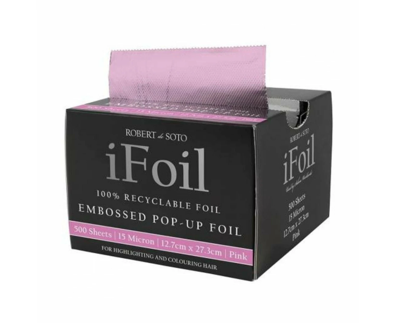 Robert de Soto iFoil Embossed Pop-Up Foil Pink