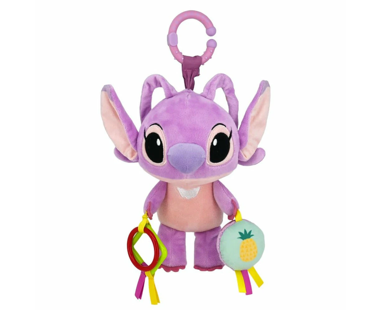 Disney Baby - Stitch 'Angel' Activity Toy, Polyester, Purple, Suitable From Birth, 25cm Height