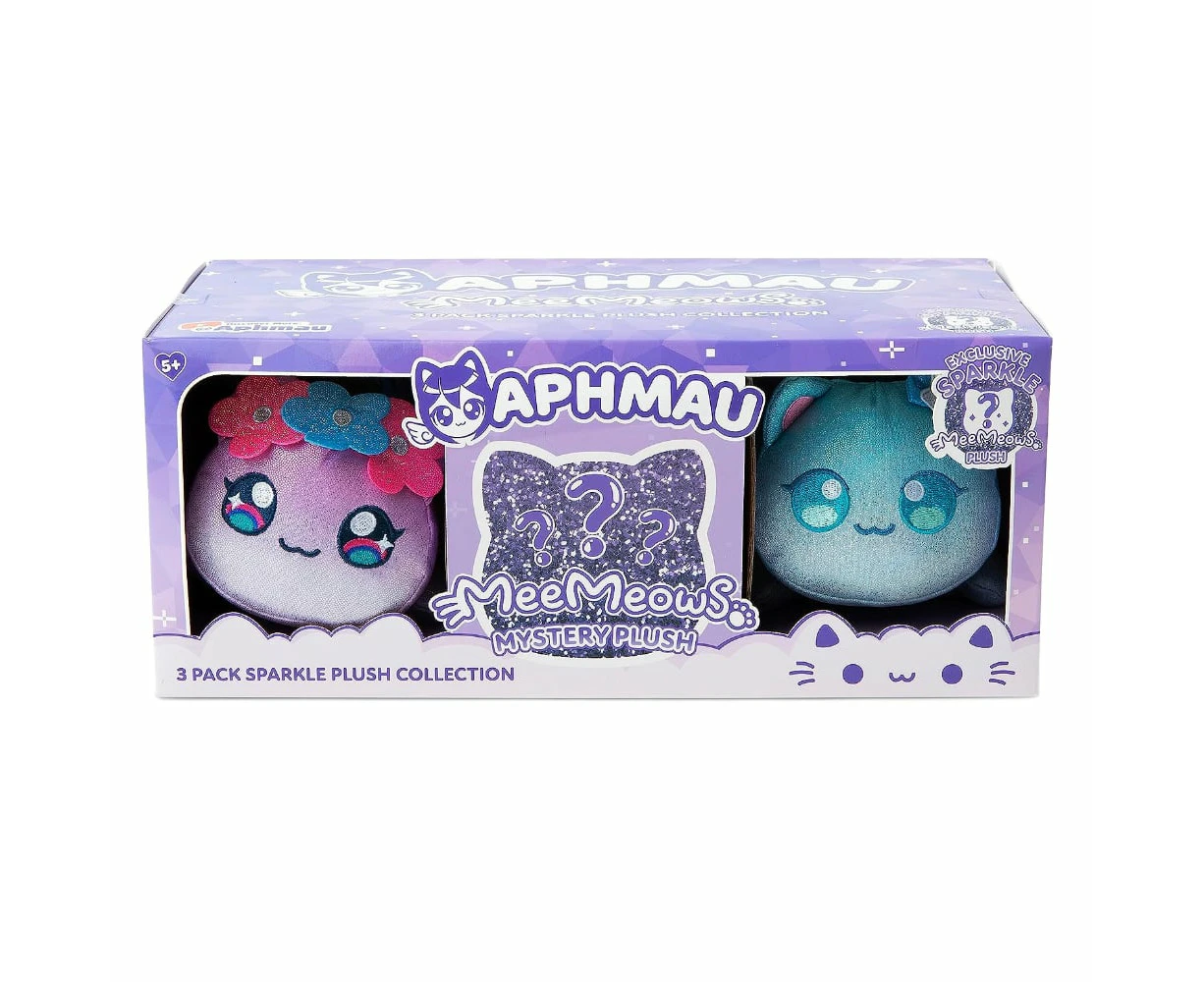 Aphmau 6-inch MeeMeow Plush Sparkle Collection 3 Pack - Assorted*