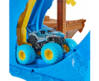 Monster Jam 1:64 Megalodon's Loop Of Doom Playset