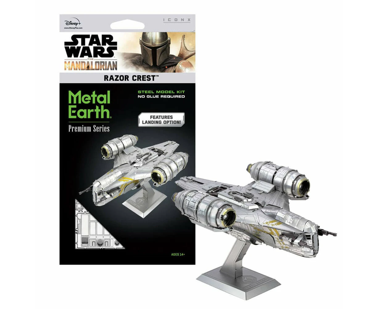 Metal Earth Iconx Star Wars Mandalorian Razor Crest Model Kit