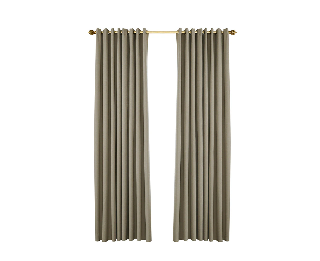 Blackout Curtains for Bedroom Grommet Insulated Room Curtains for Living Room, Set of 2 Panels (53*106in)