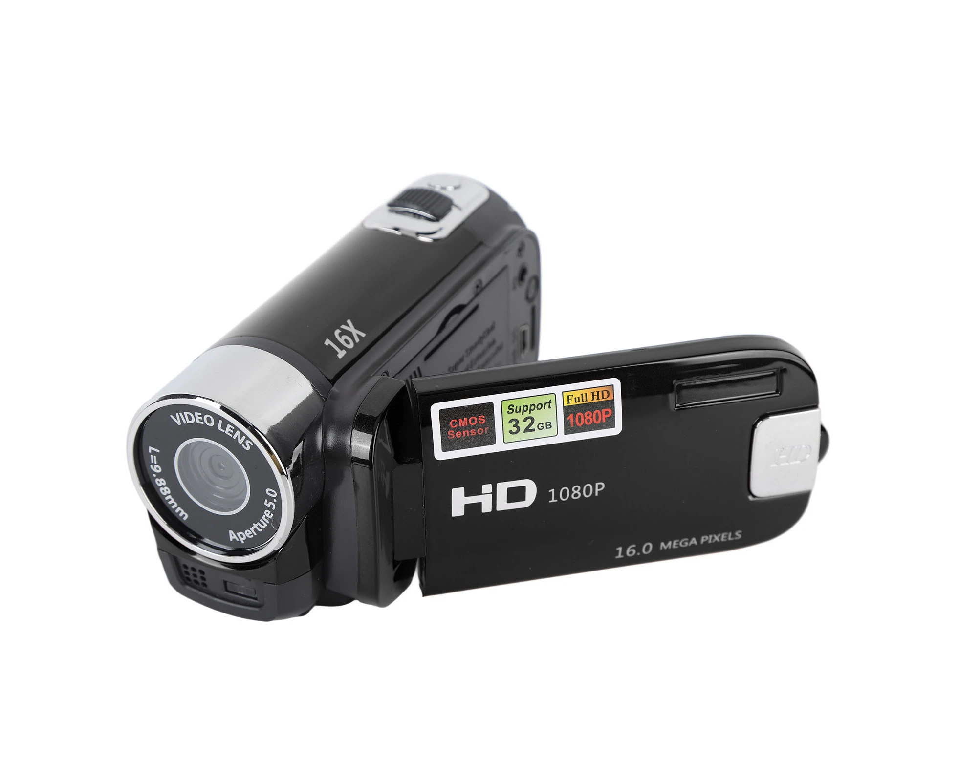 4K 48MP DV Camera 2.7in TFT Rotatable Screen 16x Digital Zoom Video Camera with USB Cable