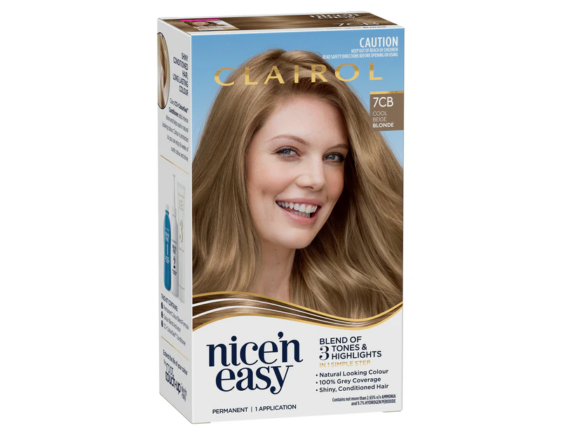 Clairol Nice 'N Easy 7CB Natural Dark Champagne Blonde Permanent Hair Colour