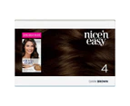 Clairol Nice 'N Easy 4 Natural Dark Brown Permanent Hair Colour