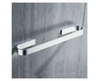 Stainless Steel Wall Mounted Adhesive Towel Rack Bathroom Towel Rack 30cm Self Adhesive Towel Rack Bathroom Towel Rack, Silver