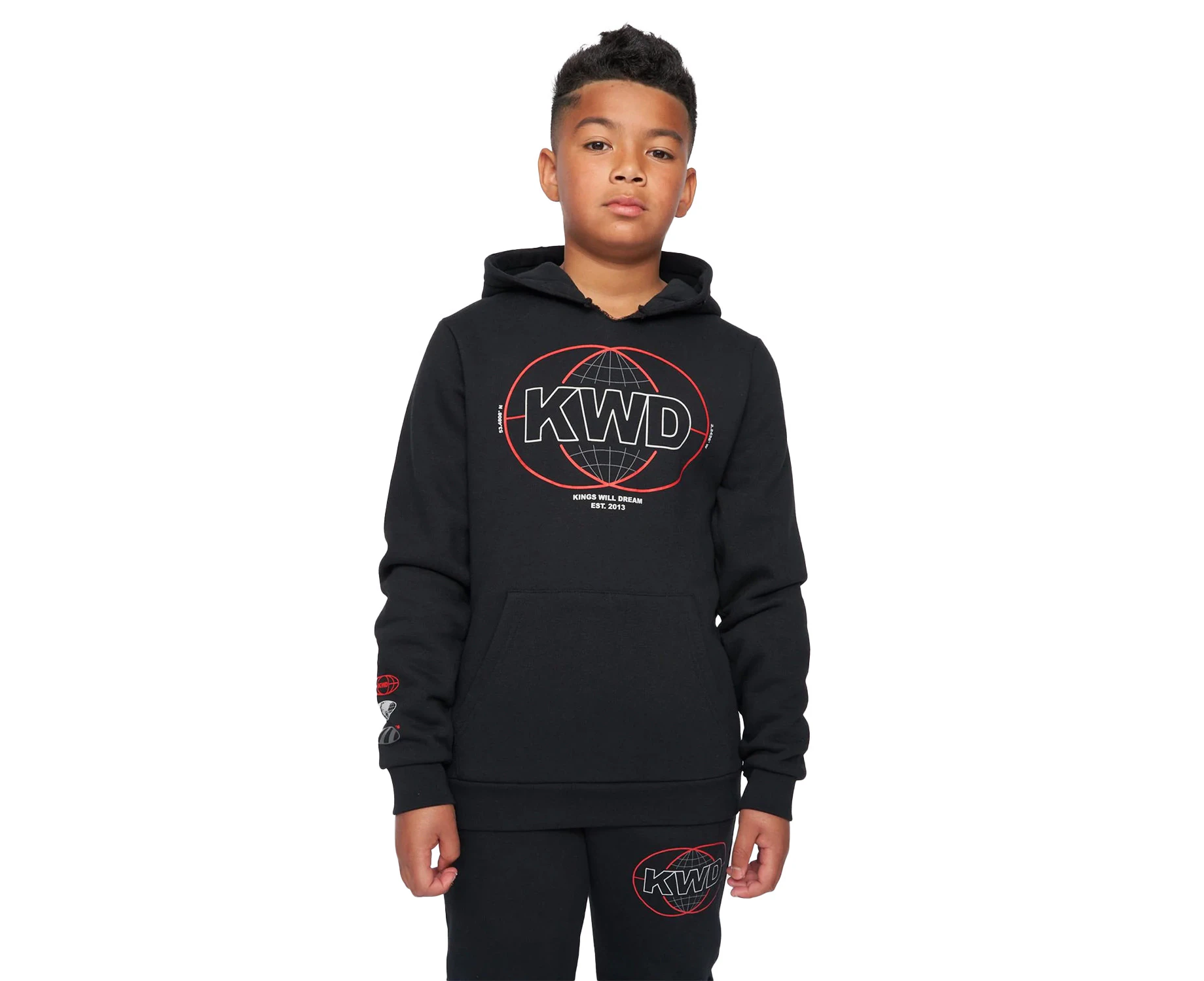 Kings Will Dream Boys Orbital Hoodie (Jet Black) - BG1500