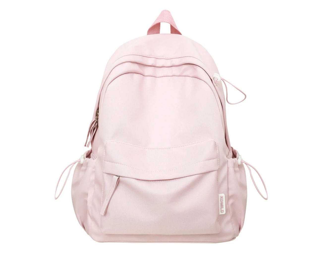 Fashionable Korean-style College Backpack Large Capacity Laptop School Bag - Pink