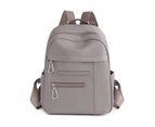 Nylon Travel Backpack for Women Large Capacity Backpack College School Bookbags - Khaki