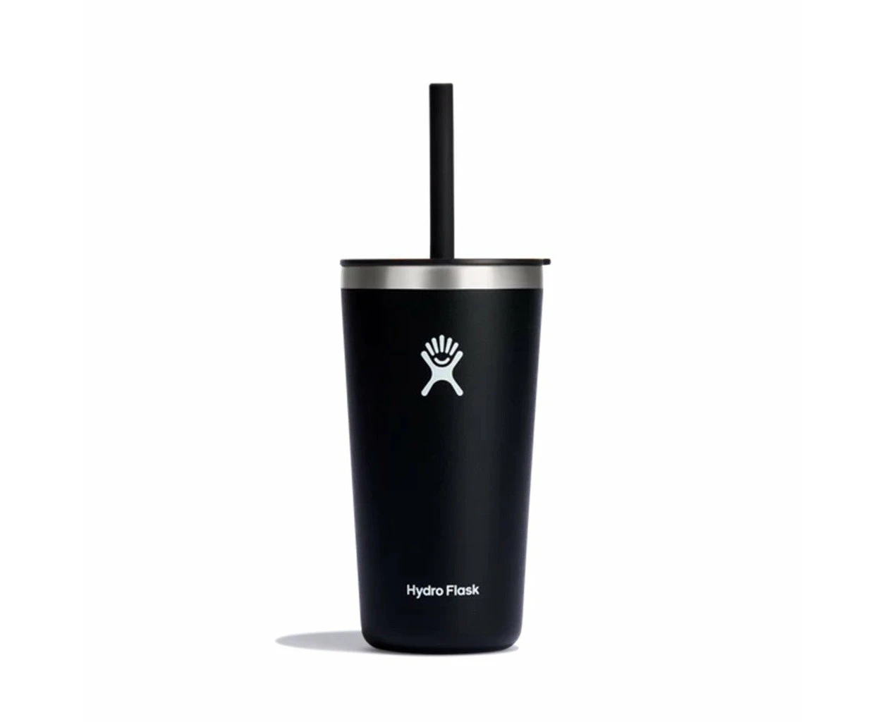 Hydro Flask All Around Tumbler with Straw Lid 20oz/591ml - Black