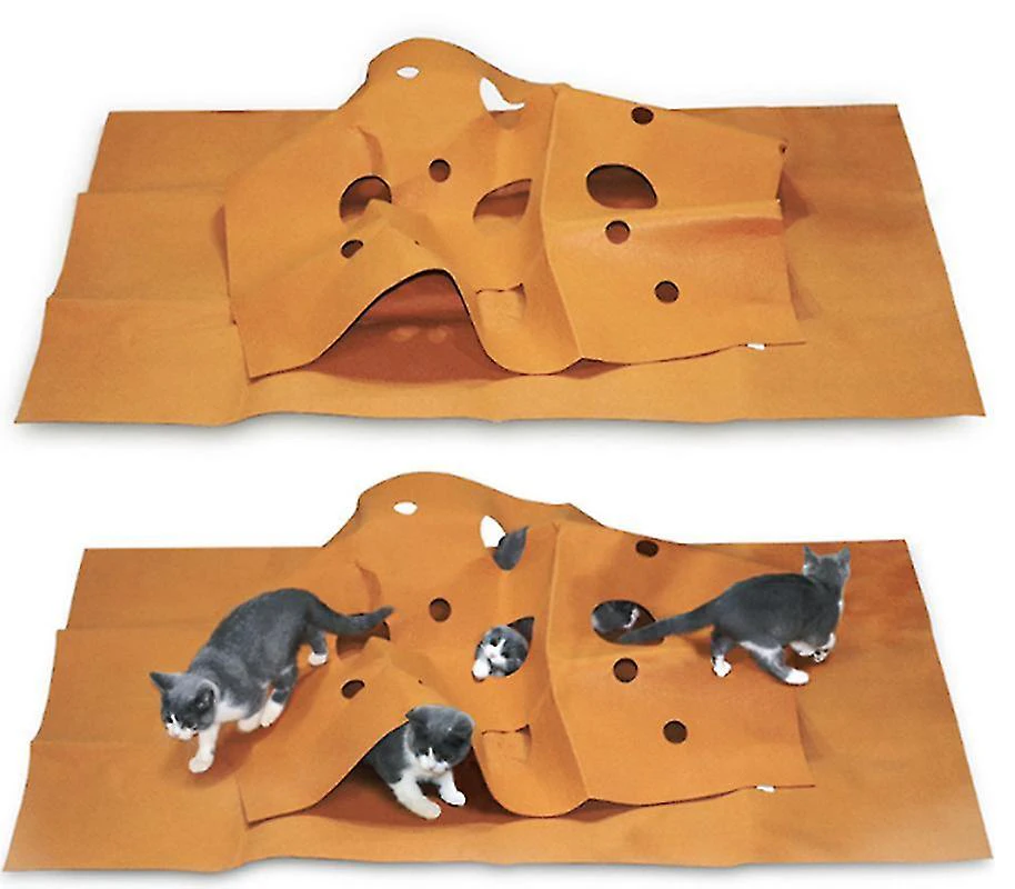 -Cat Maze, Play Mat For Pets, Training Mat Cat Litter Mat 120  90cm