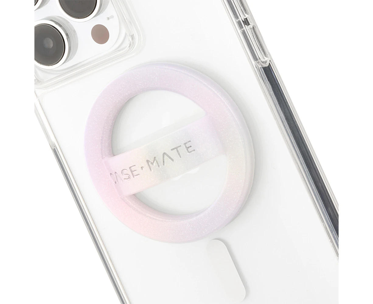 Case-Mate Magnetic Loop Grip MagSafe Ring Mount For iPhone 14/14 Pro Soap Bubble