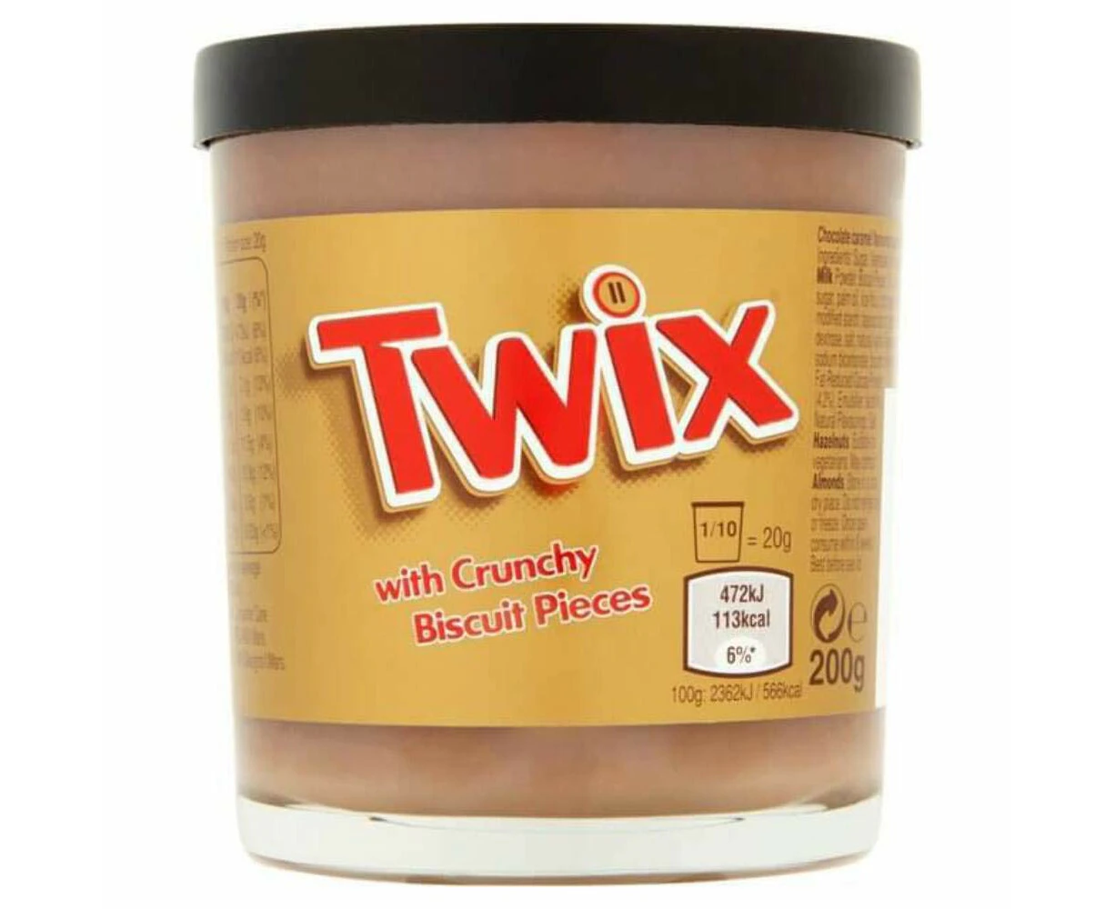 Twix Chocolate Spread with Crunchy Biscuit Pieces 200g