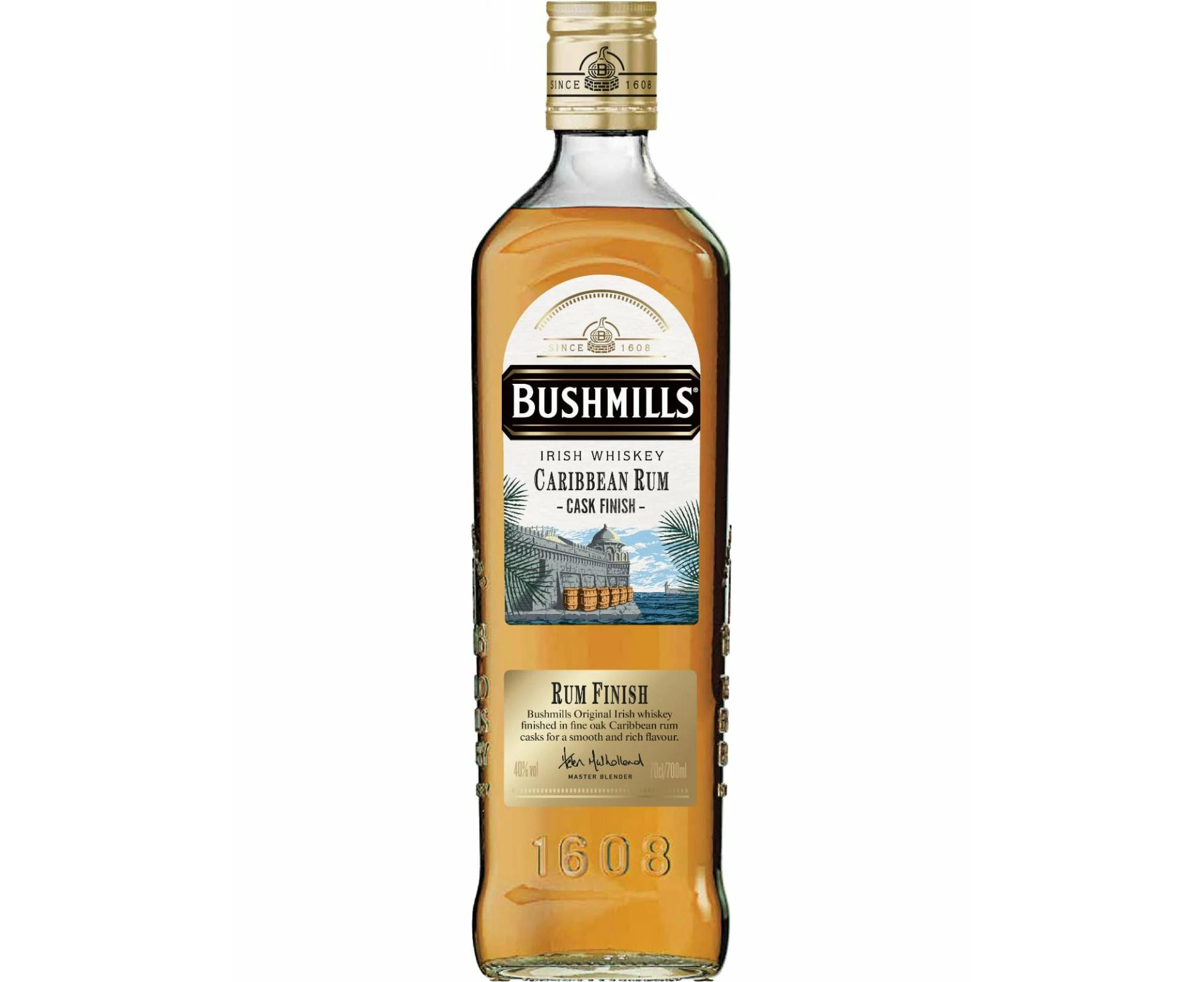 Bushmills Caribbean Rum Cask Finish Irish Whiskey 700mL