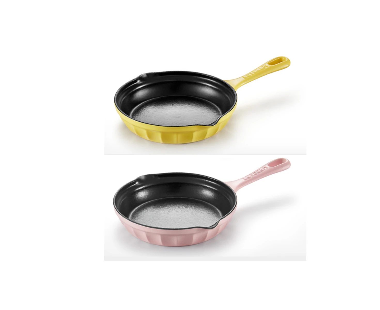 BUYDEEM CP542 Enameled Cast Iron Breakfast Pan