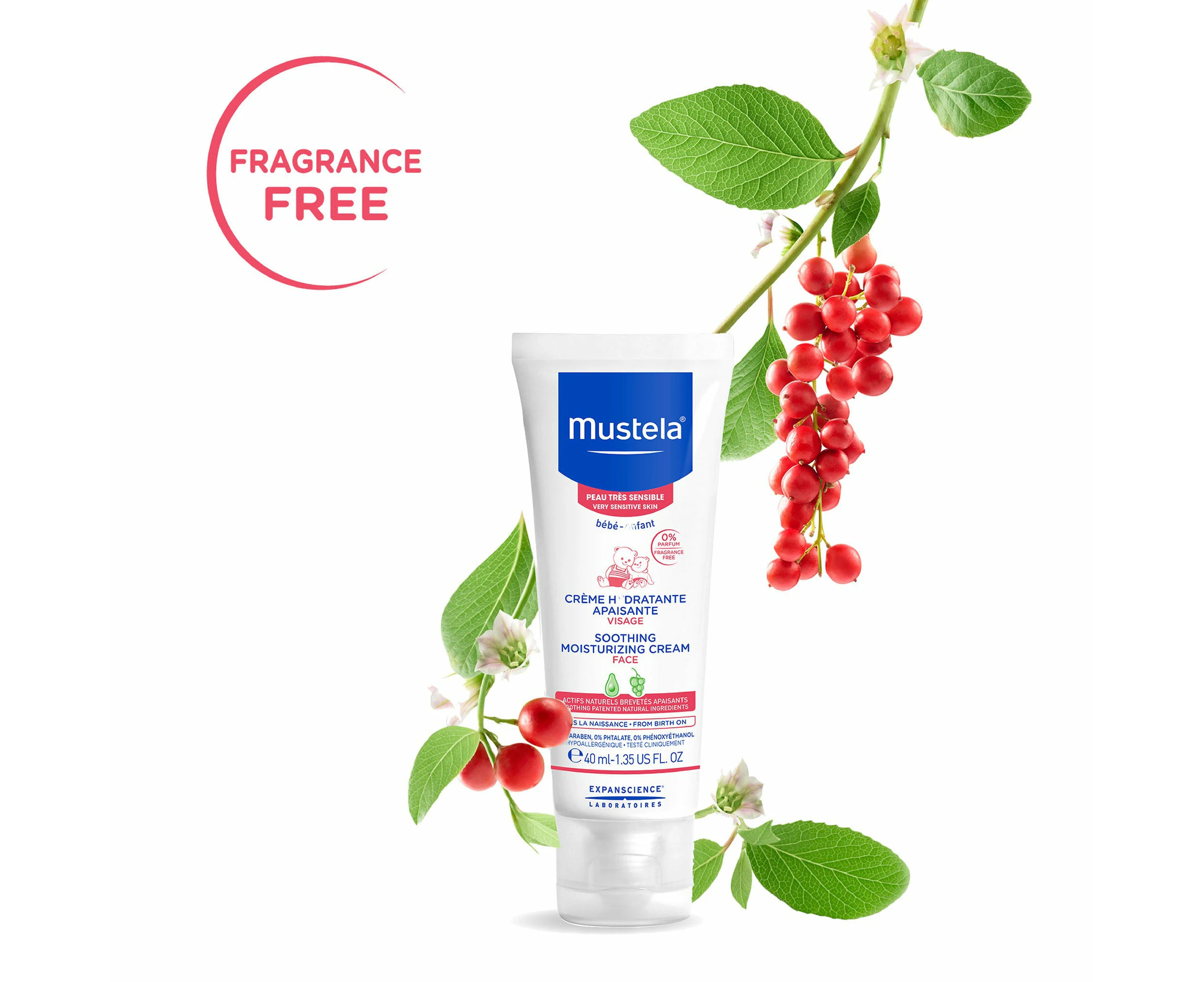 Mustela Soothing Face Cream 40ml