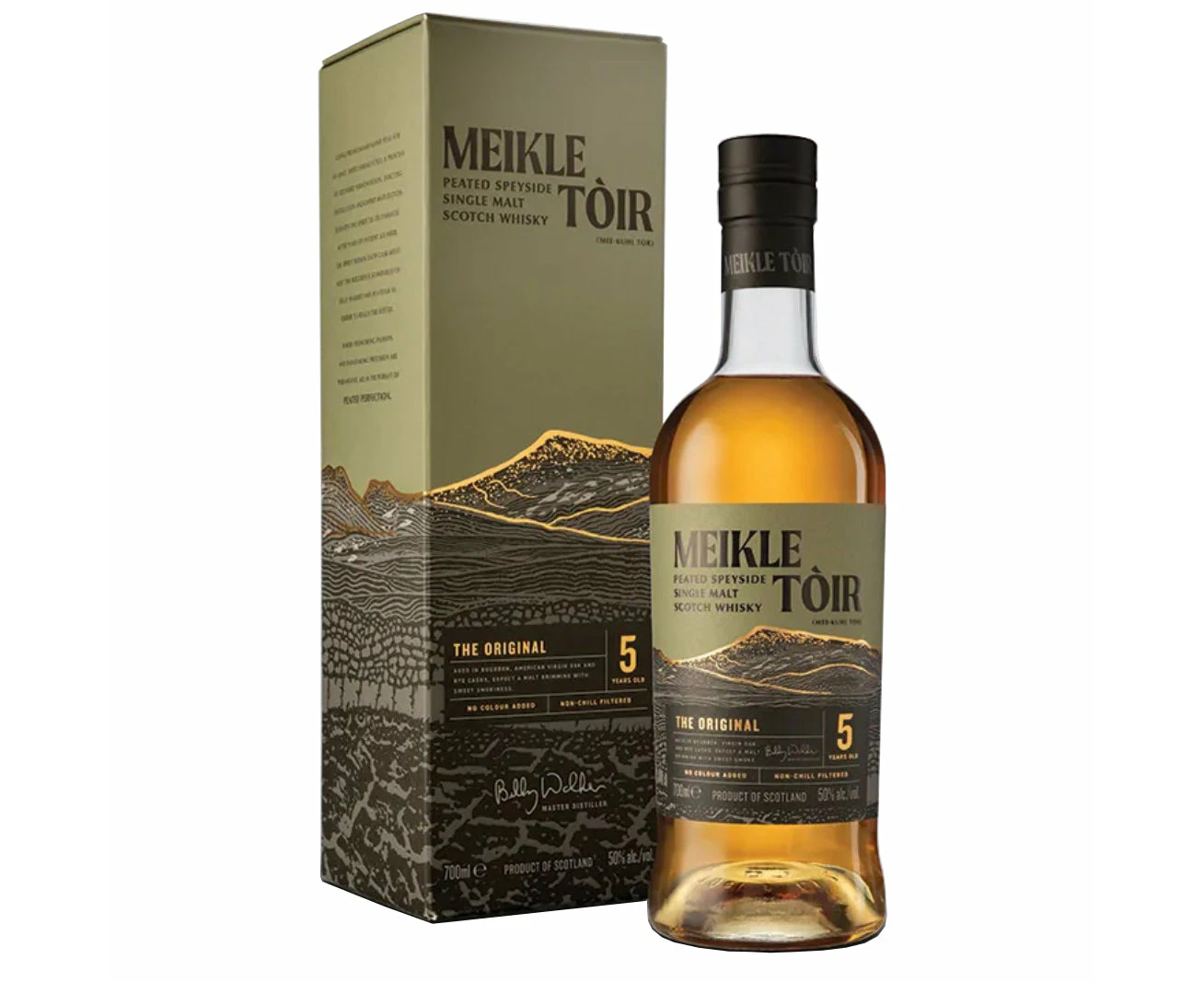 GlenAllachie Meikle Toir 5 Year Old The Original Single Malt Scotch Whisky 700ml