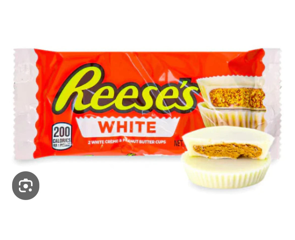 REESES PEANUT BUTTER WHITE CHOCOLATE 39G