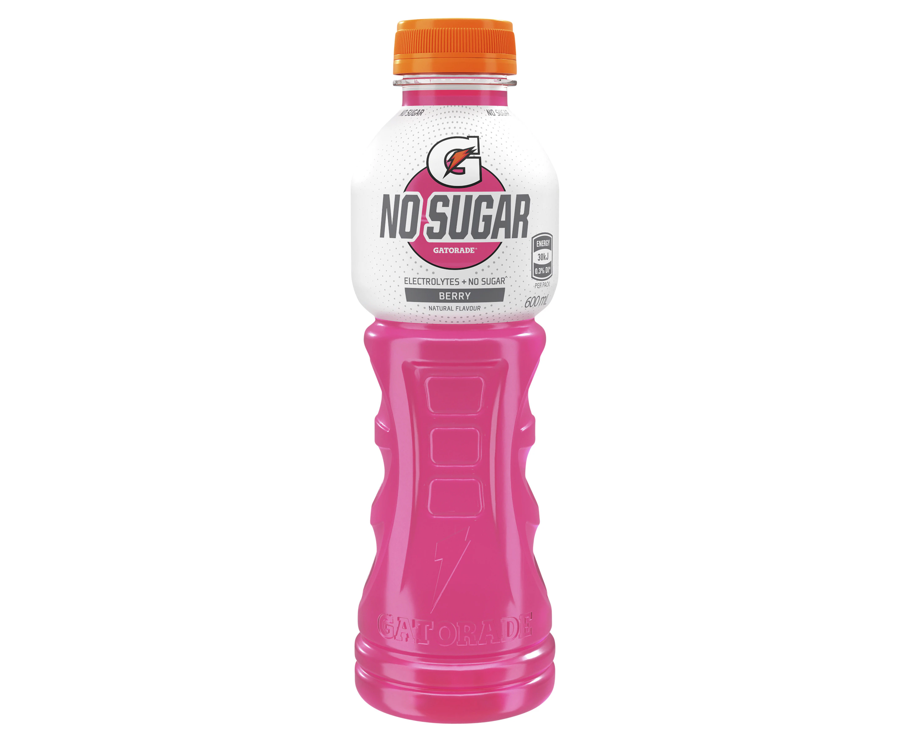 Gatorade No Sugar  Berry Bottles 12 x 600mL