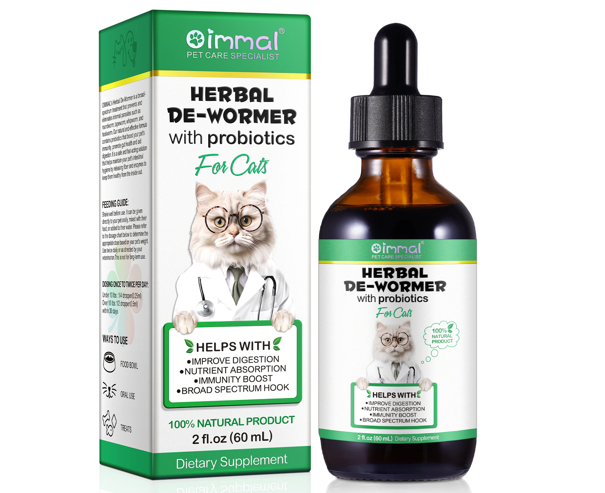 Oimmal Liquid Dewormer for Cats