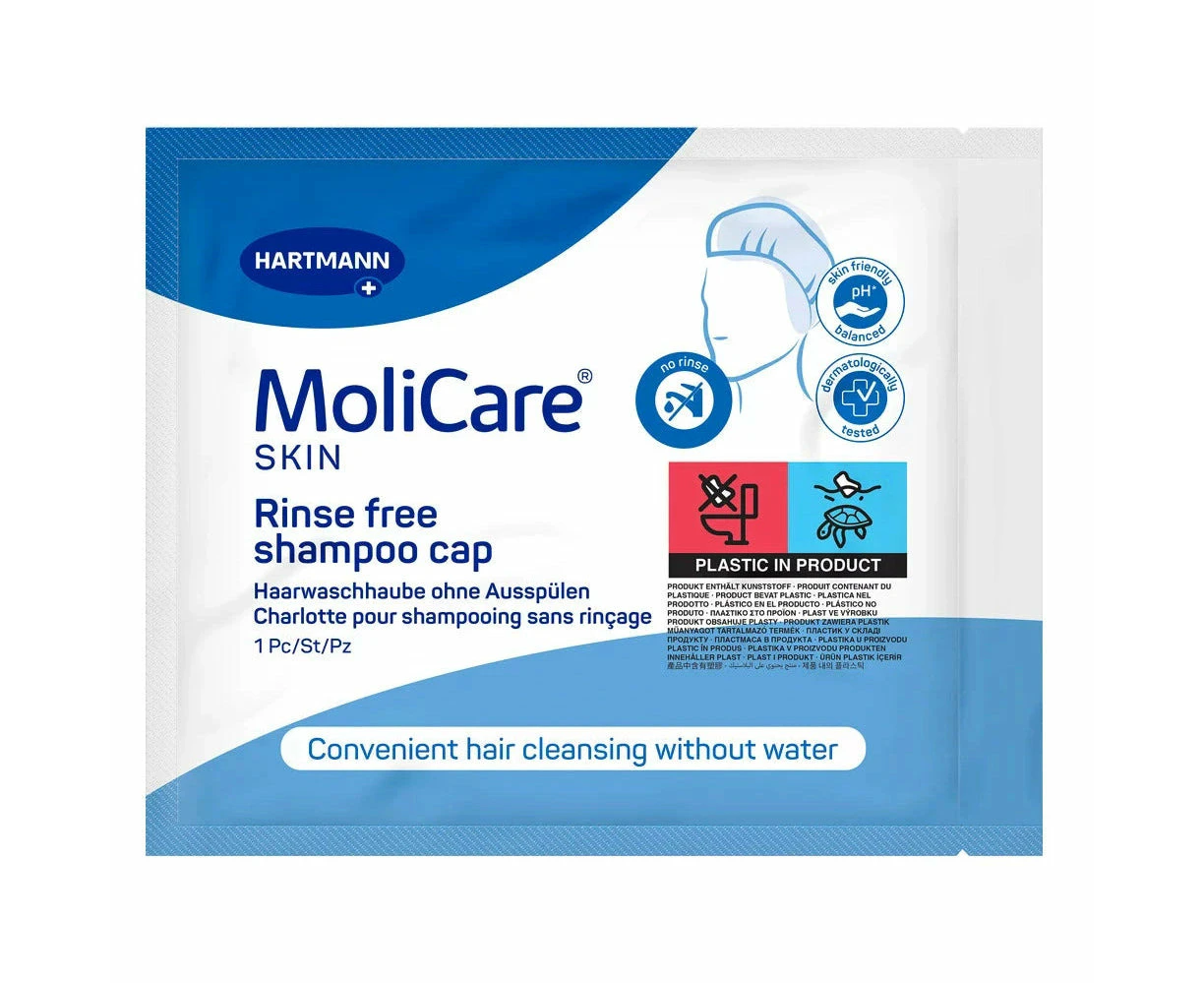 MoliCare Skin Rinse Free Shampoo Cap