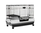 Salesbay Pet Cage Rabbit Hutch Cat Bunny Hamster Guinea Pig Ferret Small Animal