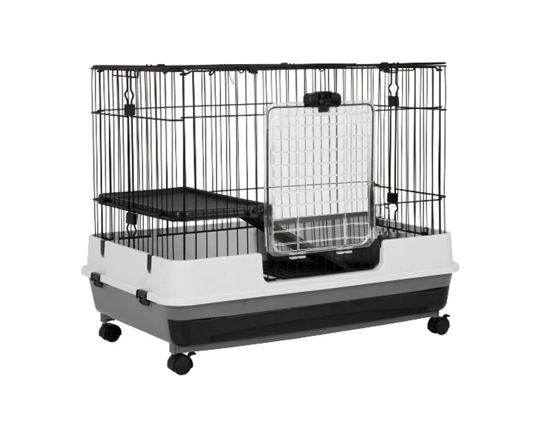 Salesbay Pet Cage Rabbit Hutch Cat Bunny Hamster Guinea Pig Ferret Small Animal