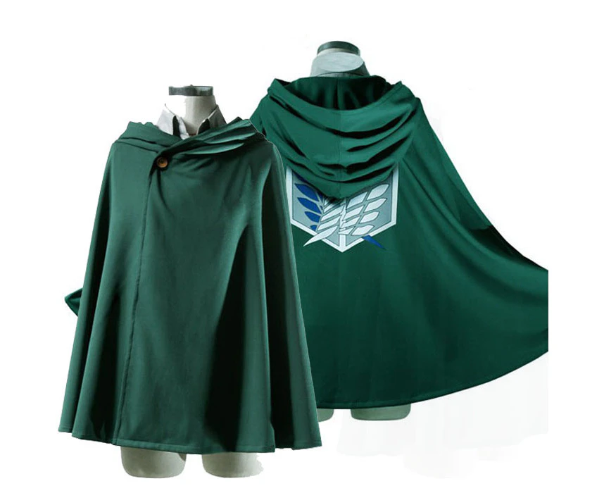 Attack on Titan Scouts Cape Adult Costume Shingeki no Kyojin Anime Cosplay