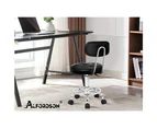 ALFORDSON Salon Stool Swivel Dress Chair Backrest Riley - Black