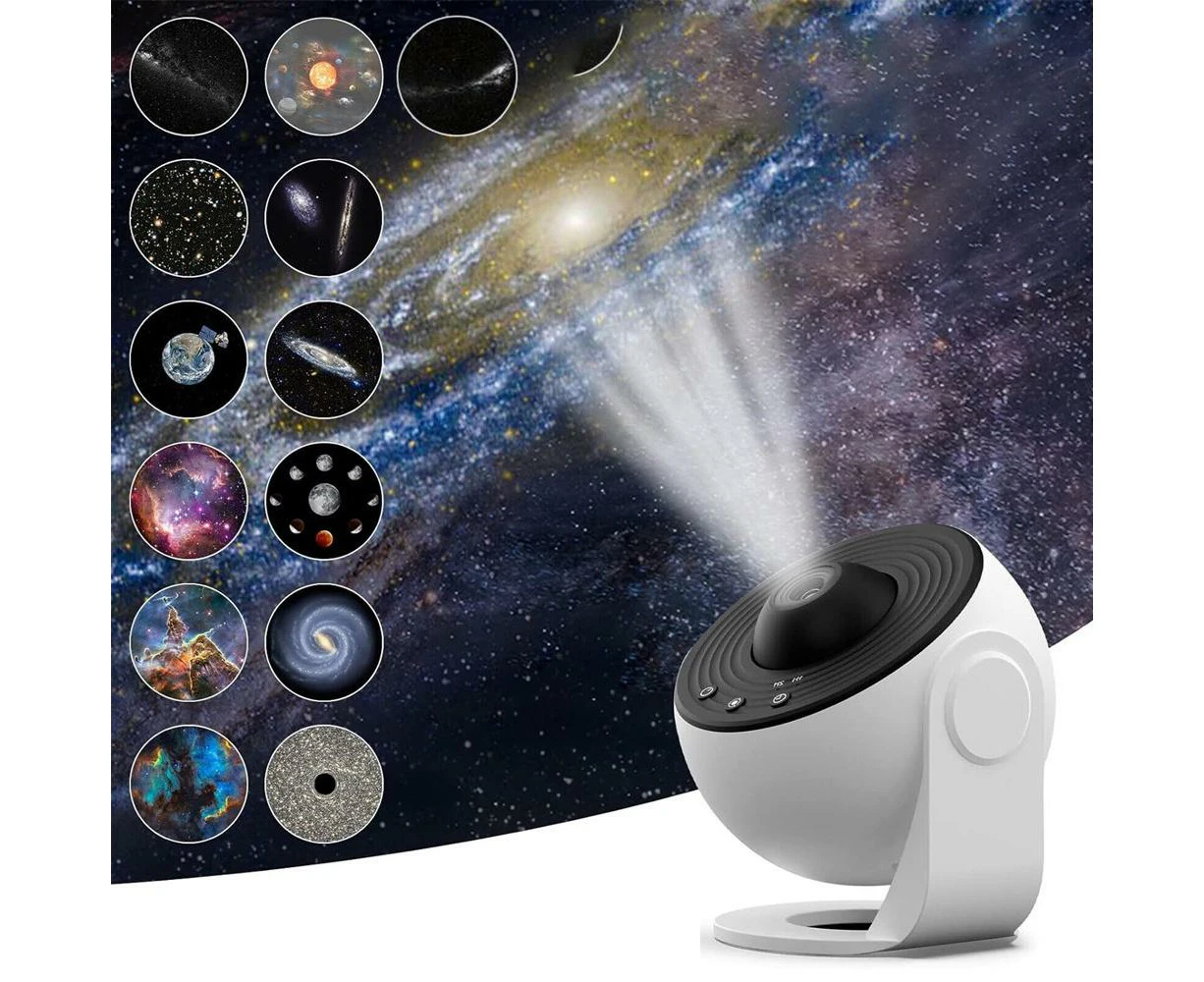 Galaxy Starry Sky Projector 13in1 Night Light Rotating LED Planetarium Star Lamp