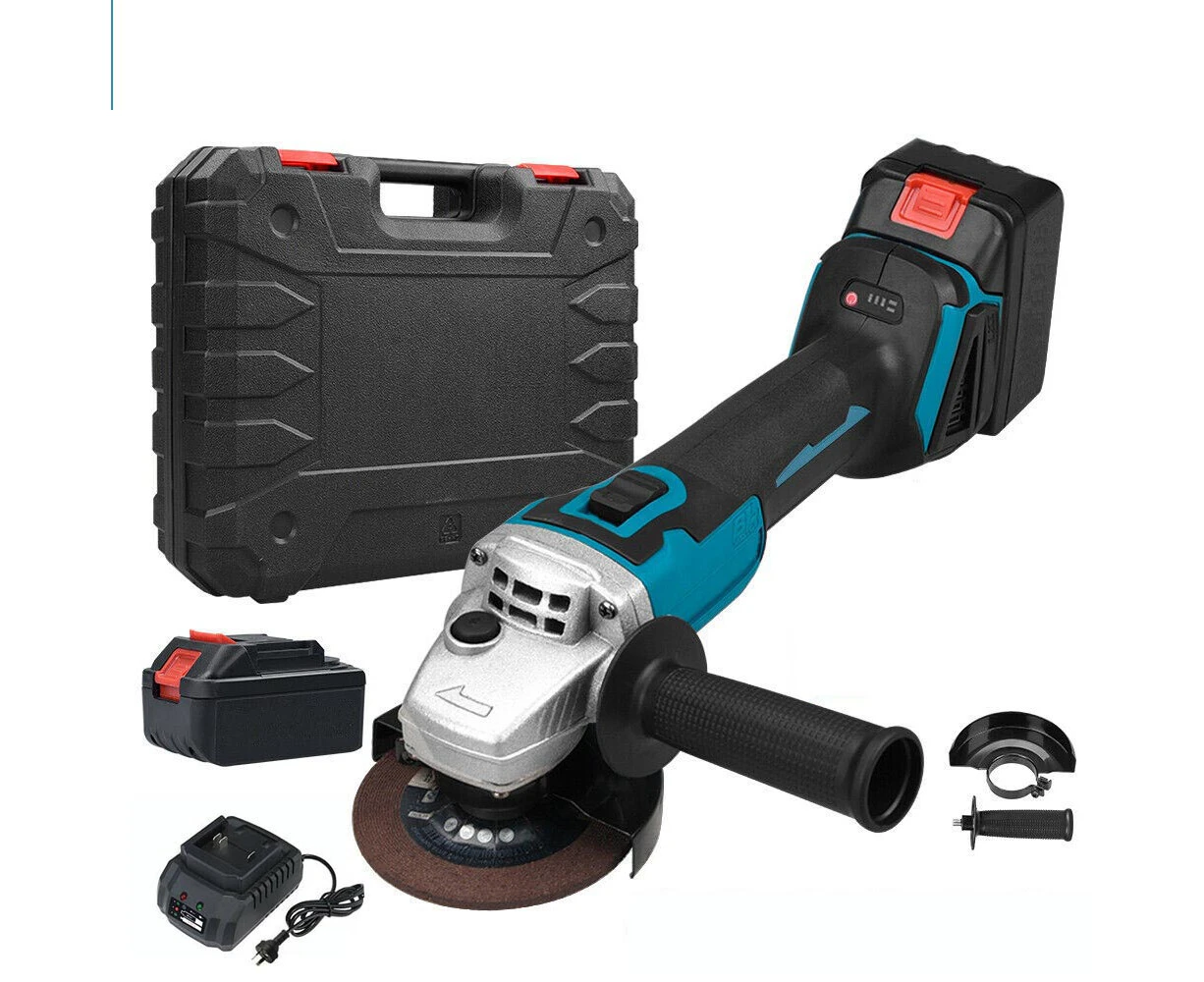 125mm Brushless Cordless Angle Grinder With 1 battery 4 Variable Speed