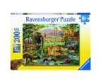 200pc Ravensburger Animals Of The Savanna Jigsaw Puzzle Game 49x36cm Kids 8y+