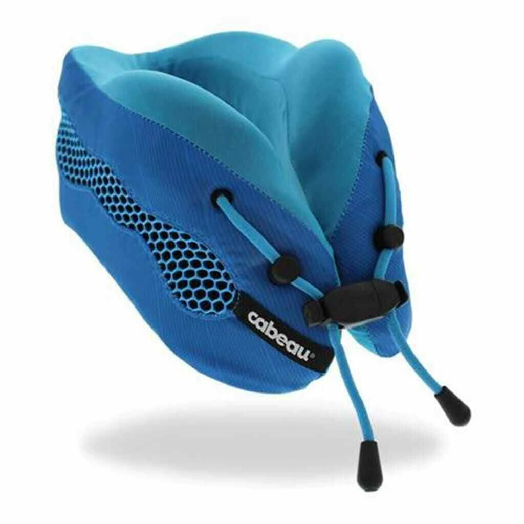 Cabeau Evolution Cool 2.0 Memory Foam Neck Travel Pillow - Blue