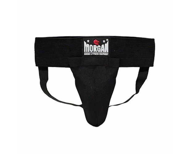 Morgan Classic Elastic Groin Guard - With Cup - Black