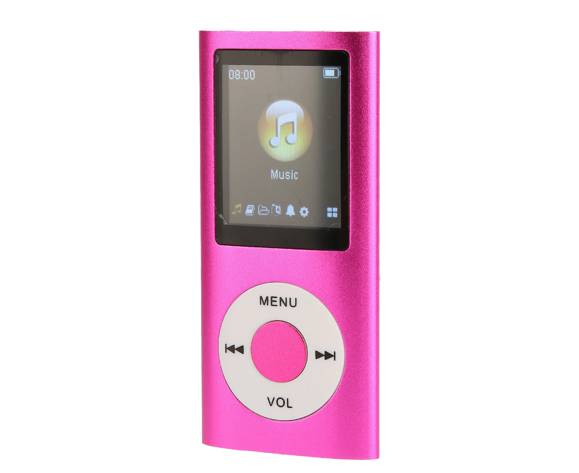 1.8in Player Support Memory Card Ultra Thin LCD MP3 Player with Bluetooth for Students Running Walking