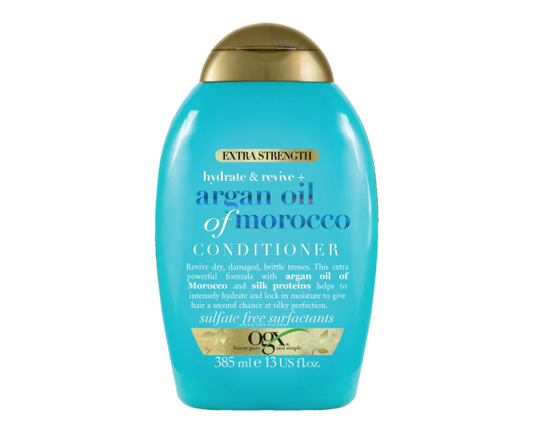 Ogx Extra Strength Hydrate & Repair + Argan Oil of Morocco Conditioner For Damaged Hair 385mL