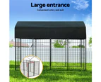 i.Pet Dog Kennel Extra Large House Outdoor Playpen Pet Puppy Metal Backyard