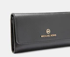 Michael Kors Jet Set Charm Large Trifold Wallet - Black