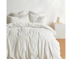 Target Stuart Stripe Linen/Cotton Quilt Cover Set