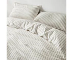 Target Stuart Stripe Linen/Cotton Quilt Cover Set